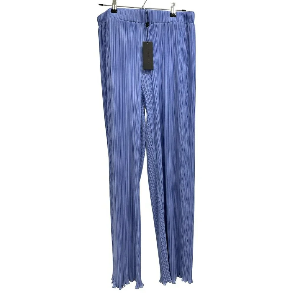 Giani Bini Purple Pull On Plisse Pants Size Large - Picture 2 of 4